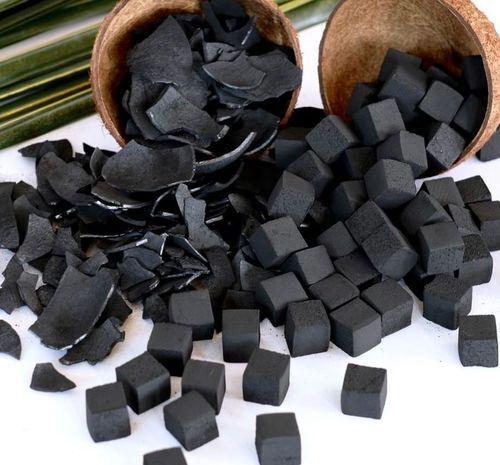 Square Solid Coconut Shell Charcoal For Industrial