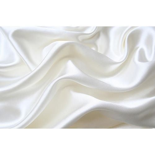 White 180 Gsm Light Weight And Washable Plain Bright Silk Fabrics