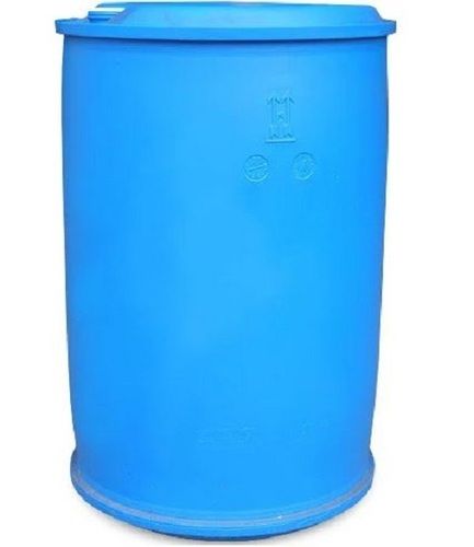 Blue 250 Liter Volume Plain Round Plastic Drum