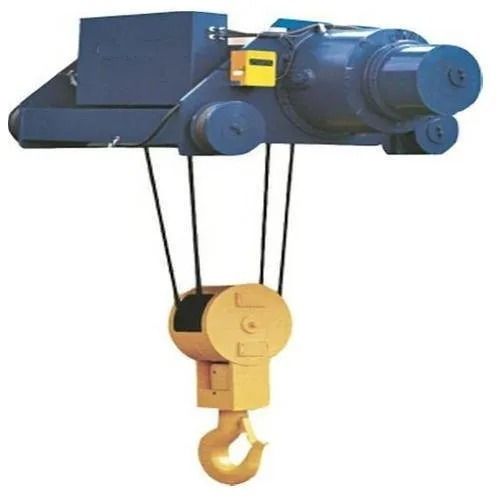 3 Hp 415 Voltages Electric Wire Rope Hoist With Trolley