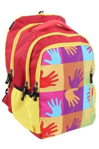 57x30x29 Cm Zipper Closure Printed Polyester School Bag 