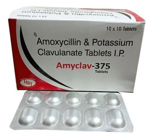 Amoxicillin Potassium Clavulanate Pack Of 10x10 Tablets
