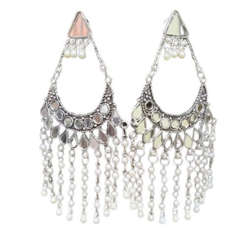 Party Wear And Festival Pearl Stone Artificial Earrings For Women