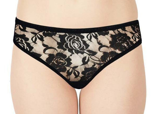 Black Regular Fit Daily Wear Embroidered Soft Net Pantie For Women at Best  Price in Mumbai