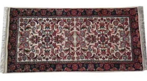 Multicolor 3 Mm Thick Rectangular Cotton Printed Modern Knotted Carpets