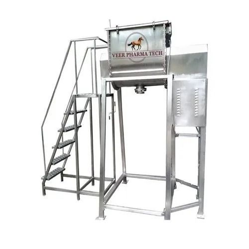 Automatic 4 Kw 1000 L Stainlesss Steel Industrial Ribbon Blender