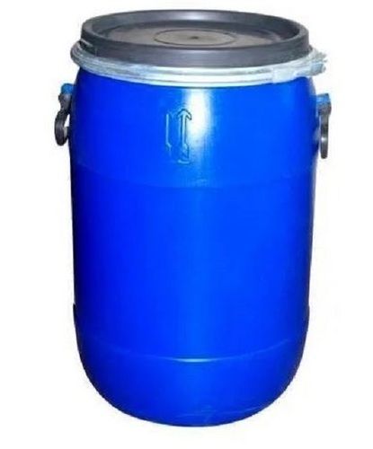 Blue 40 Liter Volume Plain Round Plastic Open Top Drums