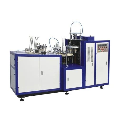 50 Hertz Three Phase Powder Coated Stainless Steel Paper Cup Making Machine Capacity: 00 Ton/Day