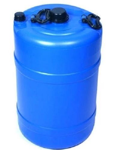 Blue 50 Liter Volume Plain Round Plastic Narrow Mouth Drums