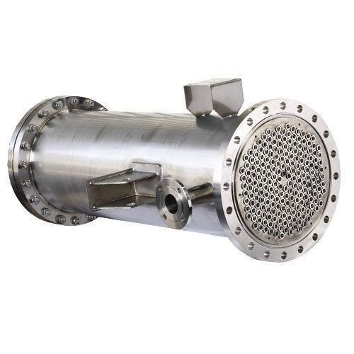 Silver 60 Bar Volts 50 Hz Stainless Steel Industrial Heat Exchanger