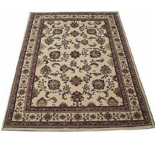 6X9 Feet Rectangular Modern Printed Cotton Carpet For Home Easy To Clean