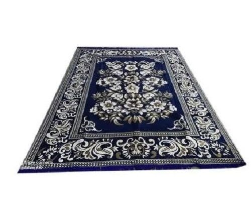 7X9 Feet Rectangular Velvet Printed Antique Designer Carpet Quick Drying