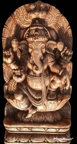 Color Coated Marble God Ganesh Statue For Indoor Use