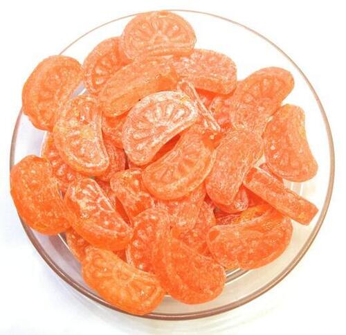 Gluten Free Eggless Solid Orange Candy With 6 Months Shelf Life
