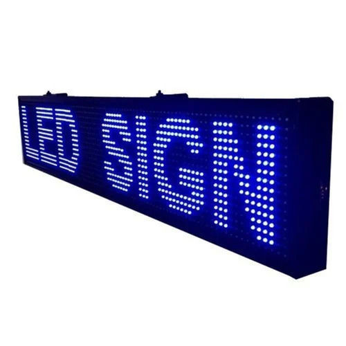 220 Volt Ip55 Rectangular Water Resistant Acrylic Led Sign Board