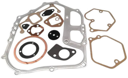 Silver And Reddish Brown 3 Mm Thick 70 Shore A Rubber Flat Gasket Kit For Automobile Use