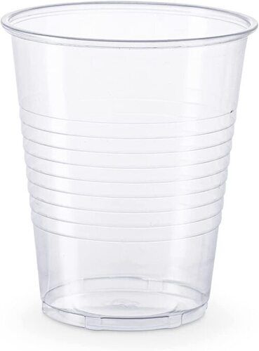 4 Inches Round 250ml Capacity Plain Disposable Plastic Cup For Events And Parties