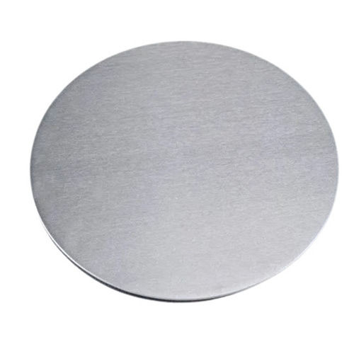 Silver 4 Mm Thick Galvanized Round Stainless Steel Circle For Construction Use