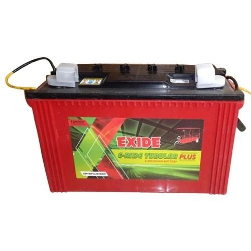 40 Kilograms 130 Mah 12 Voltages Lead Acid E Rickshaw Battery