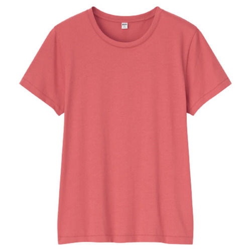 Casual Wear Short Sleeves O Neck Plain Cotton T Shirt For Ladies Use Age Group: 18 To 35