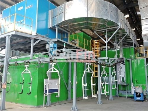 Conveyorised Paint Finishing System - Mild Steel, Customized Dimensions | Automatic & Semi-Automatic Operation, 440V Power Supply, Ideal for Powder Coating, Wet Spray, Dip Line, E-Coat Processes