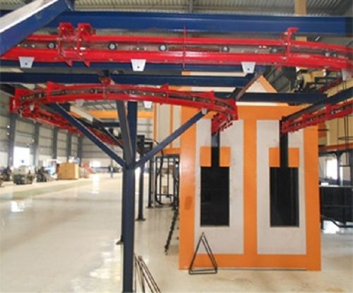 Conveyorised Paint Finishing System - Mild Steel, Customized Dimensions | Automatic and Semi-Automatic Processing, 440V, 50/60Hz, Industrial and Commercial Application