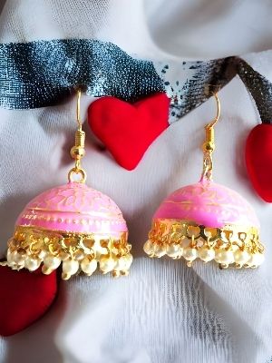 Buy Jewelsmart Floral Jhumka earrings screw back south indian jewellery  online J25019