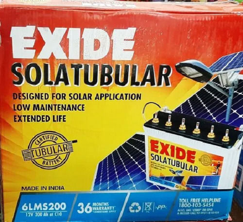 Solar Tubular Batteries (Exide Solatubular) With 36 Months Warranty