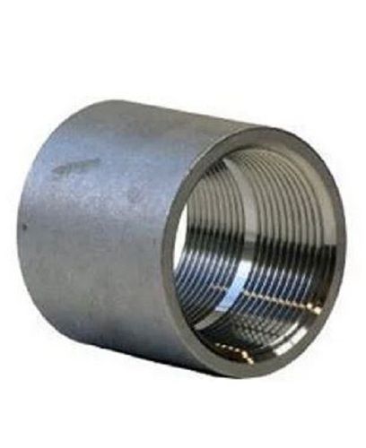 Silver 1.5 Inch Round Plain Polished Stainless Steel Socket