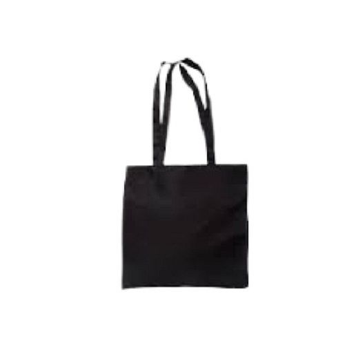 12 X12 Cm Black Plain Cotton Carry Bags Capacity: 2-5 Kg/day