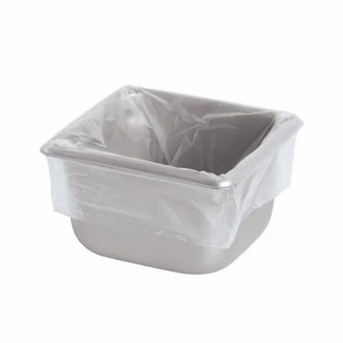 Transparent 3 Side Sealed 10 Kg Capacity Waterproof Polyethylene Plastic Liners