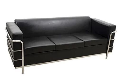 5x1.5x3 Foot Waterproof Leather Three Seater Office Sofa 