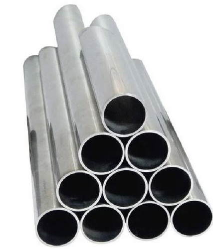 6 Meter Plain Round Seamless Polished Mild Steel Pipe Application: Construction
