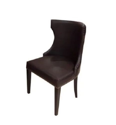 Modern Wooden Legs Leather Dining Chair No Assembly Required