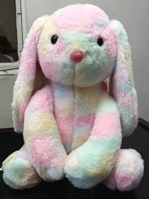 Mulitcolor Washable Super Soft Rabbit Plush Stuffed Toys