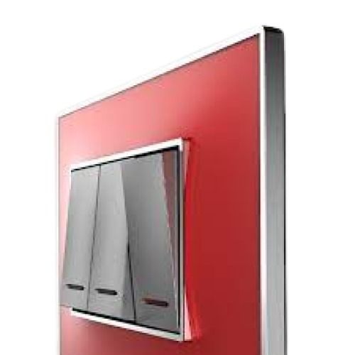 Red With Grey Matte Finish Electrical Switch Box Dimension(L*W*H): 1 X 5.9 Inch (In)