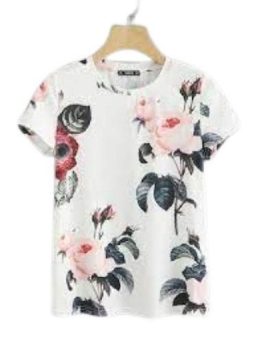 Round Neck Short Sleeve Casual Wear Men'S Printed Cotton T-Shirts