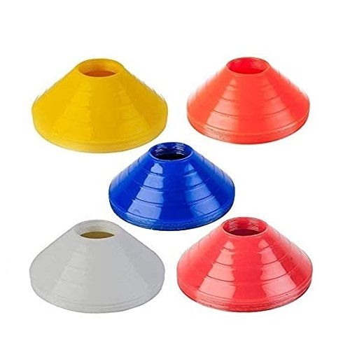 Soft Flexible Vinyl Multicolor Saucer Cones