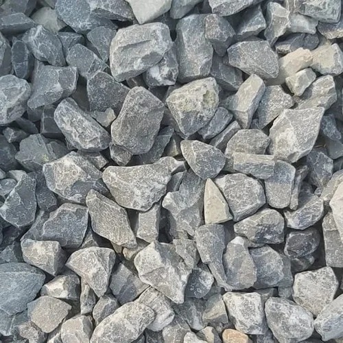 Gray Solid Crushed Aggregate Stones