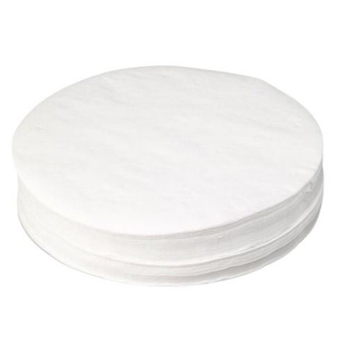 White 0.85Mm Thick 180 Gsm Moisture Proof 6 Inches Round Plain Filter Paper