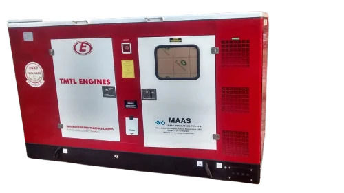 Red 45Kva 415 Voltage 50 Hertz Three Phase Air Cooled Silent Generator