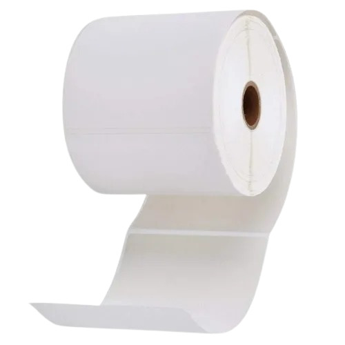 White 4X6 Inches Plain Rectangular Paper Shipping Label at Best Price ...