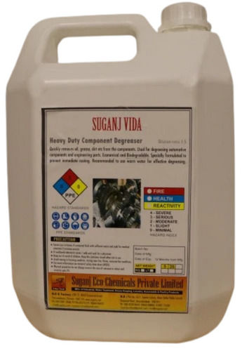 99% Pure and Water Soluble Liquid Based Grease Cleaning Chemicals - 5 Liter