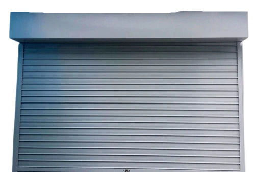 White Aluminium Body Manually Horizontal Powder Coated Rolling Shutter For Exterior Use