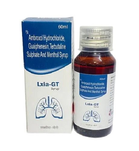 Ambroxol Hydrochloride Guaiphenesin Terbulatine Sulphate Menthol Cough Syrup