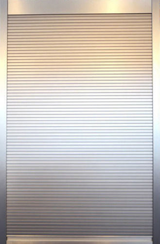 Silver Corrosion Resistance Manually Horizontal Aluminium Shutter For Exterior Use