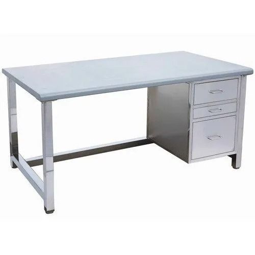 Corrosion Resistance Rectangular Polished Finish Mild Steel Computer Table Carpenter Assembly