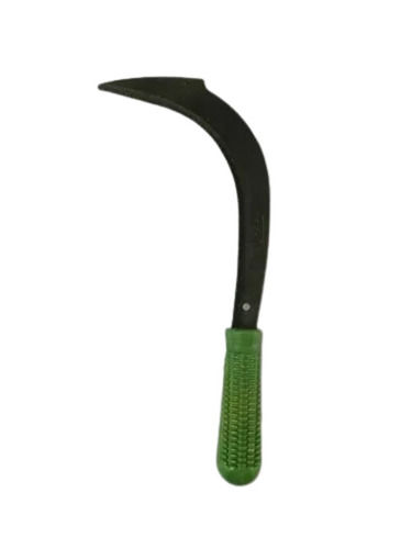 Garden Fork Plastic Coated Handle And High Carbon Steel Body Hand Sickle For Agriculture Use