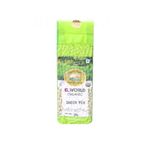 Ready To Cook Organic Green Pea, 500g Pack