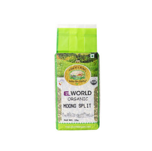 Ready To Cook Organic Green Split Moong Dal, 1Kg Pack